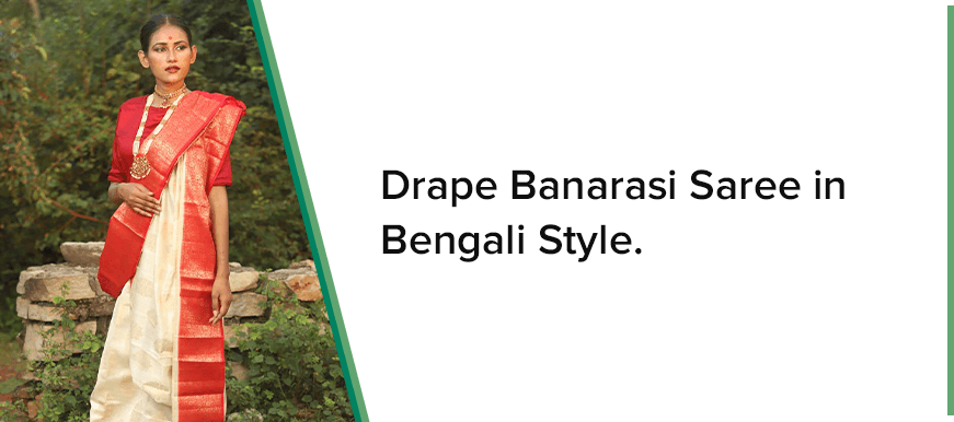 Bengali 2025 drape saree