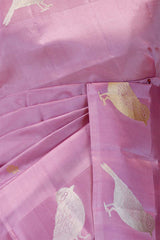 Nita Ambani Inspired Pink Handloom Banarasi Saree
