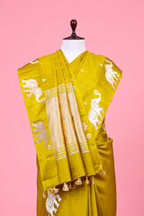 Gaja Motifs Handloom Banarasi Silk Saree