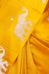 Gaja Motifs Handloom Banarasi Silk Saree