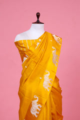 Gaja Motifs Handloom Banarasi Silk Saree