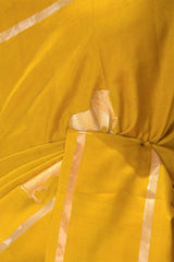 Green Banarasi Silk Saree with Pichwai Aghanya Motifs