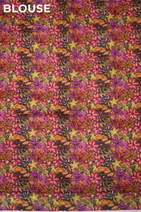 Maroon Banarasi Silk Saree With Chiniya Silk Blouse