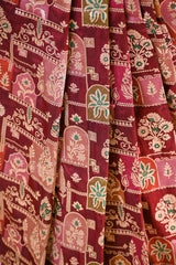 Brown Katan Silk Rangkat Saree with Gold Zari woven