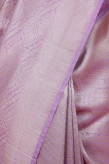 Lilac Woven Soft Silk Saree