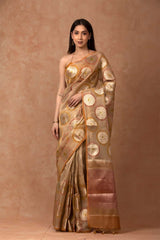 Silk saree, Semi silk saree, Yellow Saree, Party wear saree, Wedding Saree