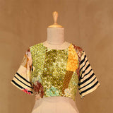 blouse, Multicolor ublouse, blouse design, bridal blouse, designer blouse, silk blouse, wedding blouse, latest blouse, brocade blouse, handloom blouse,