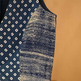 Indigo Bandhni Printed Cotton Blouse