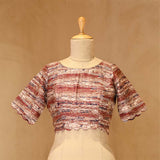 blouse, Brown blouse, blouse design, bridal blouse, designer blouse, silk blouse, wedding blouse, latest blouse, brocade blouse, handloom blouse,