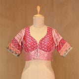 blouse, Pink blouse, blouse design, bridal blouse, designer blouse, silk blouse, wedding blouse, latest blouse, brocade blouse, handloom blouse,