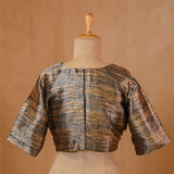 Black Banarasi Brocade Blouse