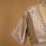 Nita Ambani Light Gold Charbagh Designer Blouse