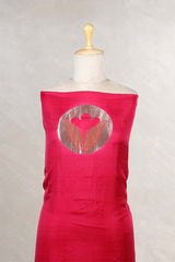 Pink Katan Silk Two Piece Salwar Suit Set