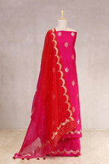 suit piece, pink suit piece, red suit set, dress material, wedding suit, women suit set, women suit piece