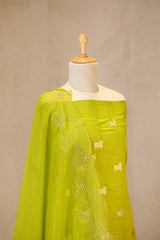 Light Green Chiniya Silk Salwar Suit with Pichwai Motifs