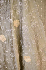 Sage Green Chanderi Silk Suit Set with Sona Rupa Floral Buti & Embroidered Dupatta