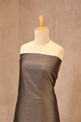 Grey Chiniya Silk Unstitched Suit with Marine Motif Embroidery