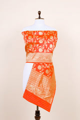 Floral Jaal Handwoven Banarasi Silk Dupatta