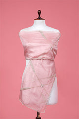 Organza Dupatta, Rose pink dupatta, bridal dupatta, Dupatta for women