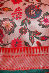 Floral Paithani Handloom Katan Silk Dupatta