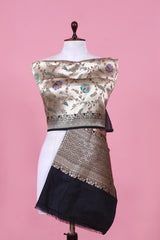 Banarasi Dupatta, Black Dupatta, Bridal Dupatta, Dupatta for women, Dupatta Design