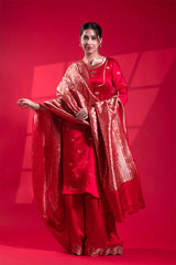 Banarasi Dupatta, Red Dupatta, Bridal Dupatta, Dupatta for women, Dupatta Design