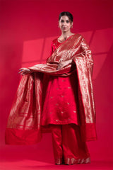 Banarasi Dupatta, Red Dupatta, Bridal Dupatta, Dupatta for women, Dupatta Design