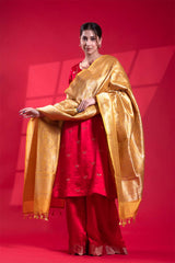 Banarasi Dupatta, Yellow Dupatta, Bridal Dupatta, Dupatta for women, Dupatta Design