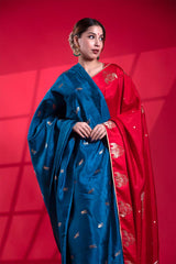 Banarasi Dupatta, Blue Dupatta, Bridal Dupatta, Dupatta for women, Dupatta Design