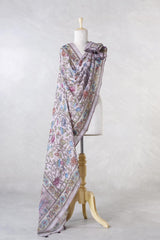 Linen Dupatta, mauve dupatta, Orange dupatta, pure linen dupatta, linen printed dupatta