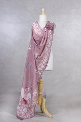 Dupatta, pink Dupatta, Pichwai Dupatta, Dupatta for women, Printed Dupatta, Linen Dupatta