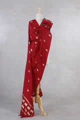 red dupatta, maroon dupatta, banarasi dupatta, silk dupatta, wedding dupatta, indian dupatta, handloom dupatta, bridal duaptta