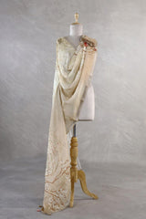 Linen Dupatta, Lime Yellow dupatta, dupatta, pure linen dupatta, linen printed dupatta