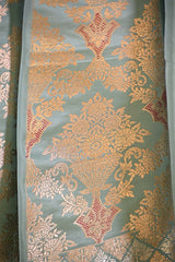 Powder Blue Bridal Lehenga With Intricate Floral Work