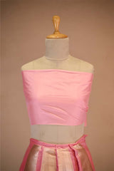 Pink Banarasi Satin Silk Wedding Lehenga with Meenakari Detailing