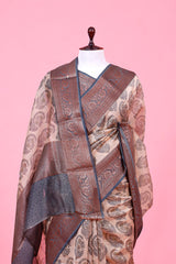 Floral Printed Chanderi Silk Saree