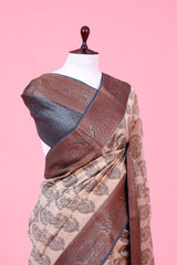 Floral Printed Chanderi Silk Saree