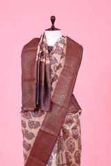 Floral Printed Chanderi Silk Saree