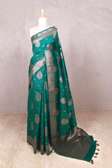 Green Saree, Banarasi Saree, Wedding Saree, Saree For Bride, Bollywood Saree