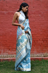 Kadhwa Handloom Katan Silk Banarasi Saree