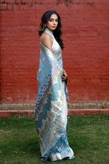 Kadhwa Handloom Katan Silk Banarasi Saree