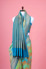 Rangkat Handwoven Chiniya Silk Saree - Chinaya Banaras