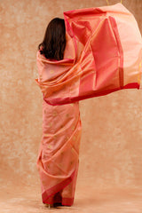 Checkered Woven Cotton Banarasi Saree