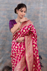 Women wearing Banarasi Silk Saree at Chinaya Banaars