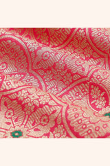 Fabric, Pink fabric, banarasi fabric, silk fabric, brocade fabric, handloom fabric, indian fabric