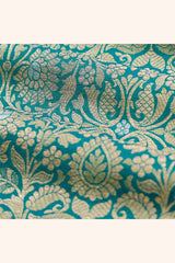 Fabric, green fabric, banarasi fabric, silk fabric, brocade fabric, handloom fabric, indian fabric