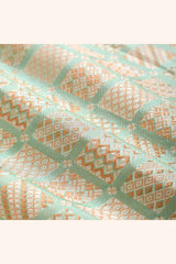 Fabric, Blue fabric, banarasi fabric, silk fabric, brocade fabric, handloom fabric, indian fabric