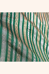 Fabric, green fabric, banarasi fabric, silk fabric, brocade fabric, handloom fabric, indian fabric