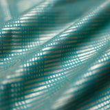 Powder Blue Geometrical Woven Mulberry Silk Fabric At Chinaya Banaras