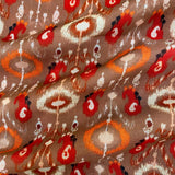 Fabric, Brown fabric, banarasi fabric, silk fabric, brocade fabric, handloom fabric, indian fabric